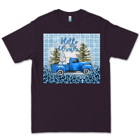 Plum hello winter snowman truck Premium Tee - AdoDesignShop