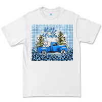 White hello winter snowman truck Premium Tee - AdoDesignShop