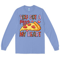 Colony Blue you got a pizza my heart Long Sleeve Tee - LillyAllenDesigns