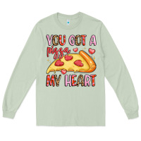 Matcha you got a pizza my heart Long Sleeve Tee - LillyAllenDesigns
