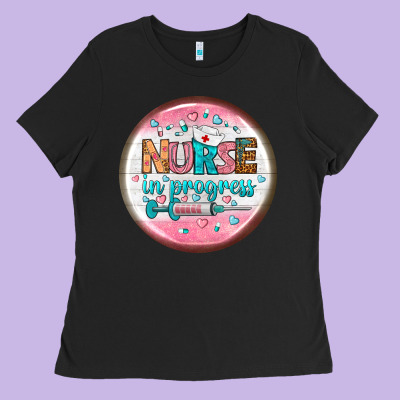 Nurse Round Earrings 2 Ladies Tee Designed By Bundleandbundleshop