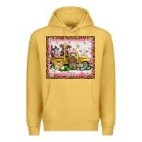 Antique Gold Easter Day with farm animals tumbler Premium Hoodie - HowdyJamesFarm
