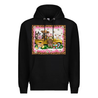 Black Easter Day with farm animals tumbler Premium Hoodie - HowdyJamesFarm