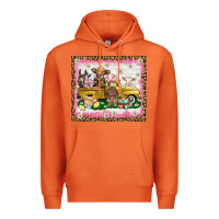 Carrot Easter Day with farm animals tumbler Premium Hoodie - HowdyJamesFarm