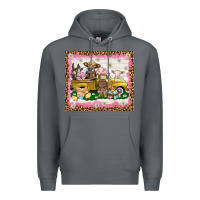 Rock Easter Day with farm animals tumbler Premium Hoodie - HowdyJamesFarm