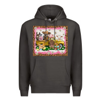 Smoke Easter Day with farm animals tumbler Premium Hoodie - HowdyJamesFarm