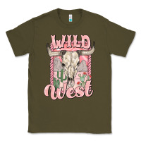 Army Green wild west Classic Tee - MaliasSmallBusiness
