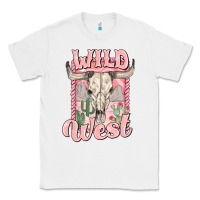 White wild west Classic Tee - MaliasSmallBusiness