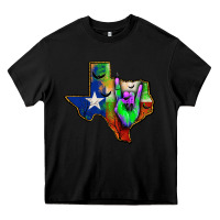 Black texas map halloween Heavy Core Tee - JahusDesignShop