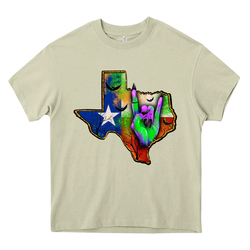 Texas Map Halloween Heavy Core Tee by JahusDesignShop | Teevron