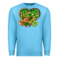 Lucky Heart St. Patrick's Day Premium Sweatshirt | Teevron