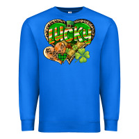 True Royal Lucky heart St. Patrick's Day Premium Sweatshirt - CowGirlArtShop