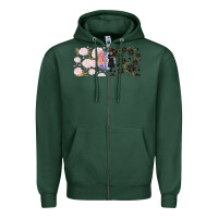 Sports Green gothic girl and colorful girl best friends with Zipper Hoodie - TumblerDesignByShophia