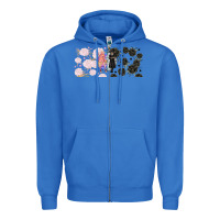 True Royal gothic girl and colorful girl best friends with Zipper Hoodie - TumblerDesignByShophia