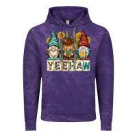 Cloud Purple yeehaw with gnomies Vintage Hoodie - NancyCooperArtShop