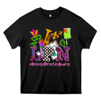 Black mardi gras lpn licensed practical nurse Heavy Core Tee - AdoDesignShop