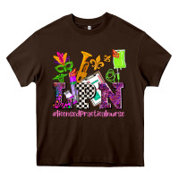 Chocolate Brown mardi gras lpn licensed practical nurse Heavy Core Tee - AdoDesignShop