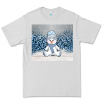 Dove Grey winter snowman Premium Tee - AdoDesignShop