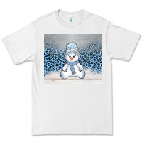 White winter snowman Premium Tee - AdoDesignShop