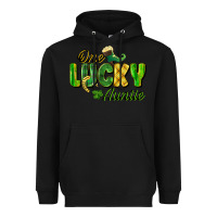 Black One Lucky Auntie St. Patrick's Day Heavyweight Hoodie - CowGirlArtShop
