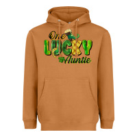 Meerkat One Lucky Auntie St. Patrick's Day Heavyweight Hoodie - CowGirlArtShop