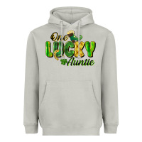 Moon Dust One Lucky Auntie St. Patrick's Day Heavyweight Hoodie - CowGirlArtShop