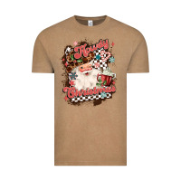 Vintage Coffee western howdy christmas Vintage Tee - MaliasSmallBusiness