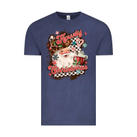 Vintage Denim western howdy christmas Vintage Tee - MaliasSmallBusiness