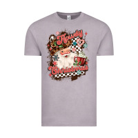 Vintage Zinc western howdy christmas Vintage Tee - MaliasSmallBusiness