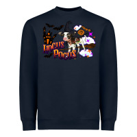 Navy Hocus Pocus Holstein Baby Heavyweight Sweatshirt - LillyAllenDesigns