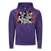 Cloud Purple 4th of July Cows Holstein Cows Vintage Hoodie - Jasminsmagicworld