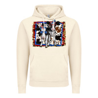 Vintage Artic 4th of July Cows Holstein Cows Vintage Hoodie - Jasminsmagicworld
