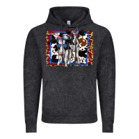 Vintage Black 4th of July Cows Holstein Cows Vintage Hoodie - Jasminsmagicworld