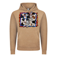 Vintage Coffee 4th of July Cows Holstein Cows Vintage Hoodie - Jasminsmagicworld
