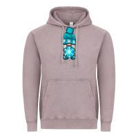 Winter Gnome With Snowflake Vintage Hoodie | Teevron