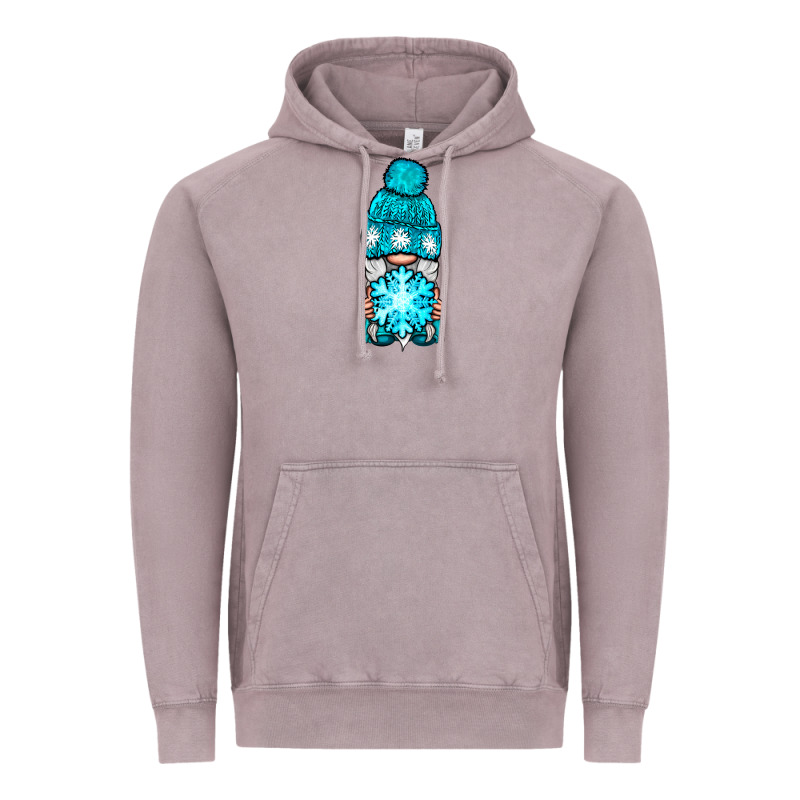 Winter Gnome With Snowflake Vintage Hoodie by NancyCooperArtShop | Teevron