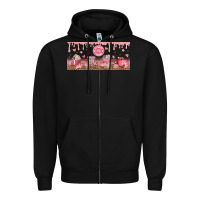 Black Cafecito y Chisme Zipper Hoodie - TumblerDesignByShophia