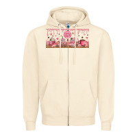 Sandshell Cafecito y Chisme Zipper Hoodie - TumblerDesignByShophia