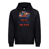 Black home of the free because of the brave Urban Hoodie - BundleAndBundleShop