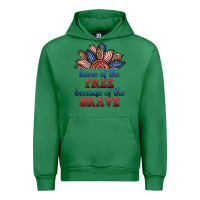 Emerald home of the free because of the brave Urban Hoodie - BundleAndBundleShop