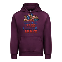Mauve Wine home of the free because of the brave Urban Hoodie - BundleAndBundleShop