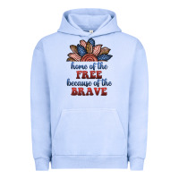 Home Of The Free Because Of The Brave Urban Hoodie | Teevron