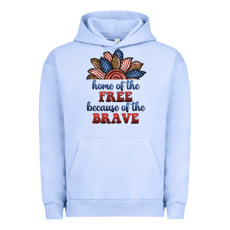 Home Of The Free Because Of The Brave Urban Hoodie by BundleAndBundleShop | Teevron