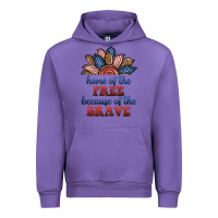 Tulip home of the free because of the brave Urban Hoodie - BundleAndBundleShop