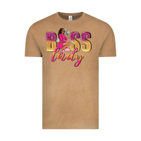 Vintage Camel boss lady afro woman Vintage Tee - NancyCooperArtShop