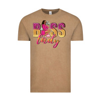Boss Lady Afro Woman Vintage Tee | Teevron