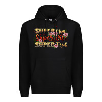 Black Super mom super wife super tired Premium Hoodie - CowGirlArtShop