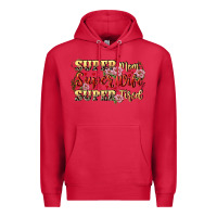 Cardinal Super mom super wife super tired Premium Hoodie - CowGirlArtShop