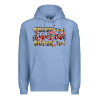 Colony Blue Super mom super wife super tired Premium Hoodie - CowGirlArtShop