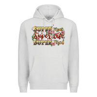 Dove Grey Super mom super wife super tired Premium Hoodie - CowGirlArtShop